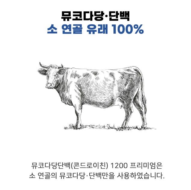 지엔네이쳐 뮤코다당단백 콘드로이친 프리미엄 관절건강 90정, 4개 이미지 8