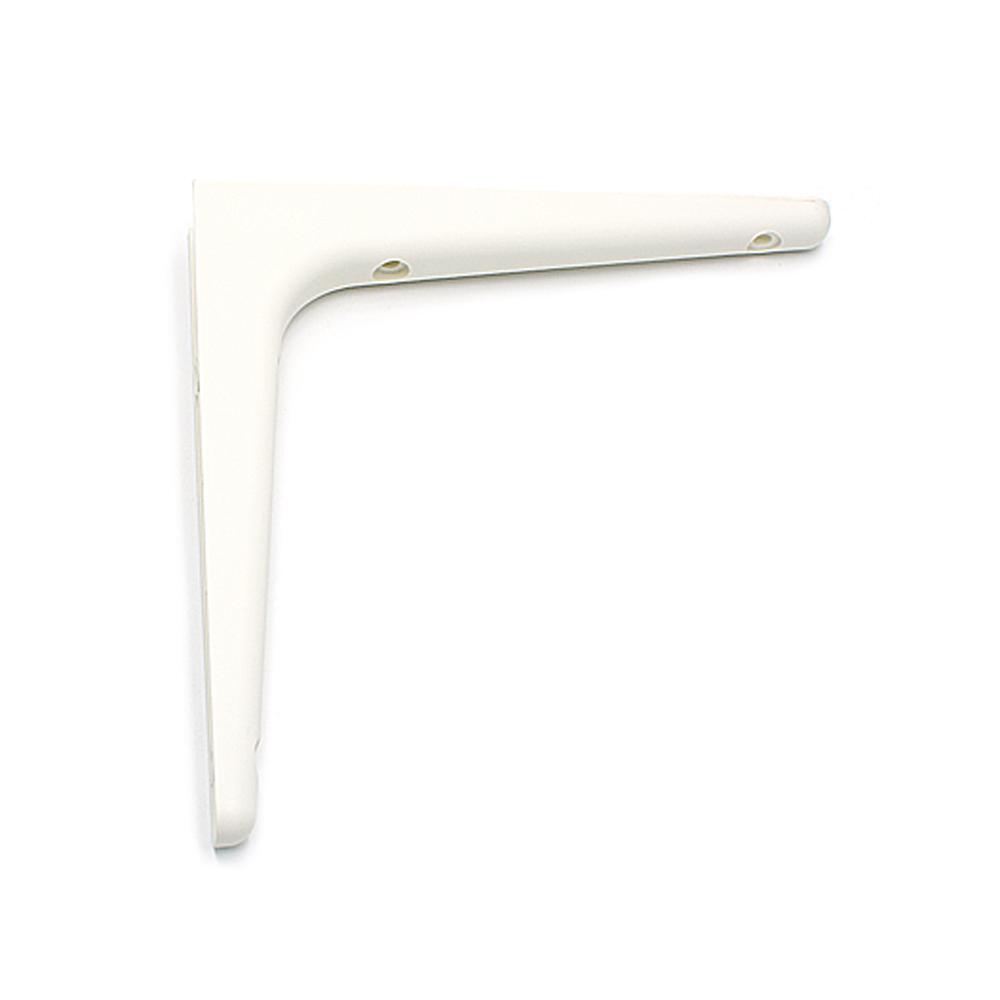 받침 브라켓 선반 까치발 고정용 화이트 플라스틱 L자 선반대 18cm