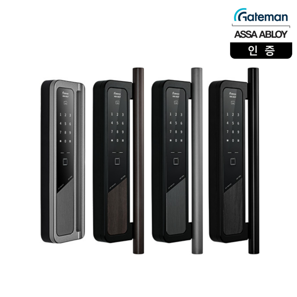 게이트맨 GM-1000L 주키형 전국 방문 설치포함 푸시풀 도어락 게이트맨 액세스 모듈 WiFi 커넥트 보강판+설치부자재 Full package