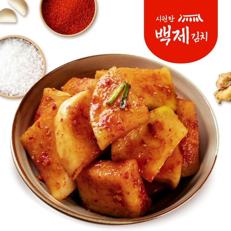 (m)시원한 백제 석박지 5kg - 메인 이미지