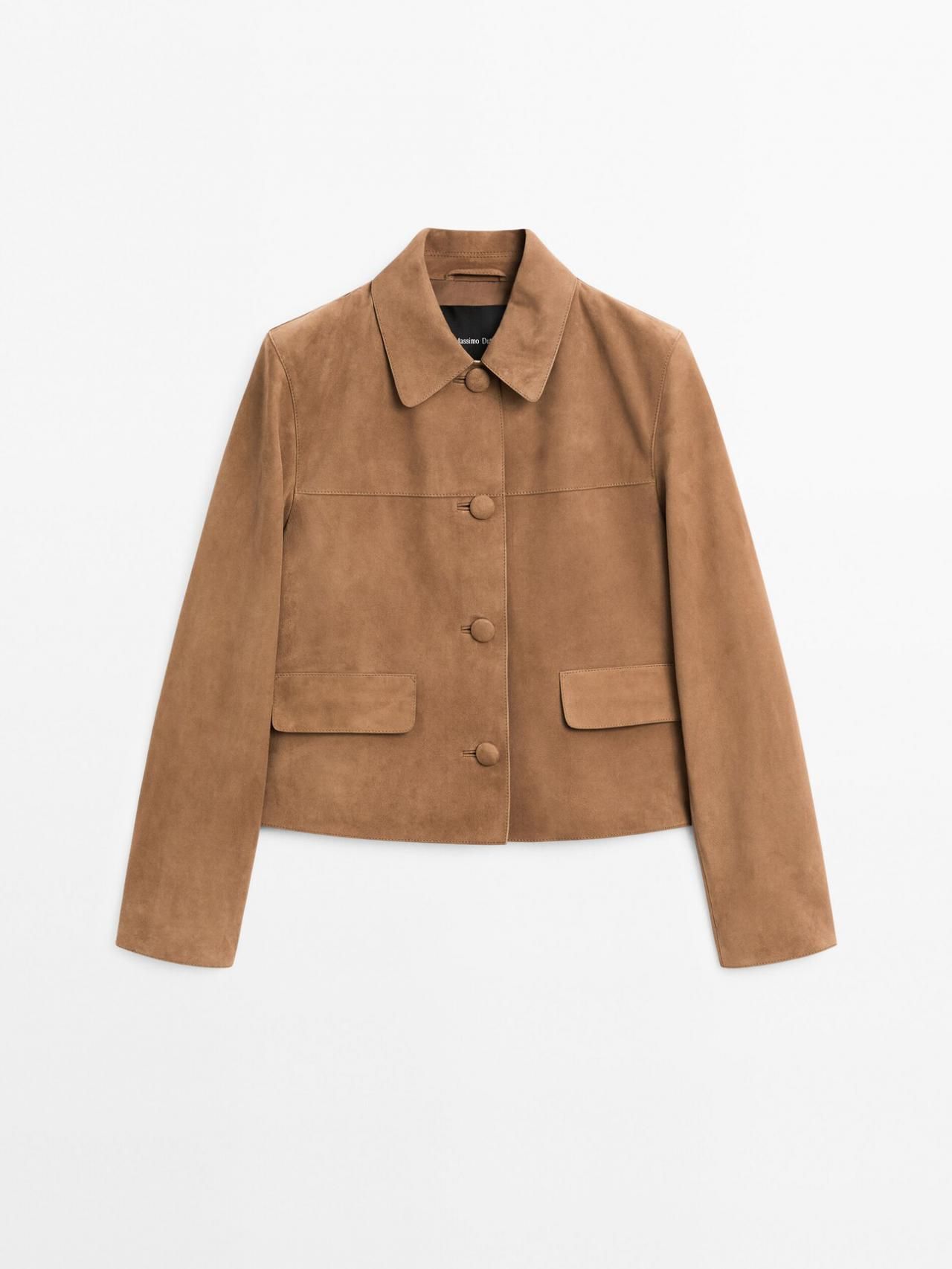 마시모두띠 스웨이드 가죽 재킷 4752/982 MOCHA