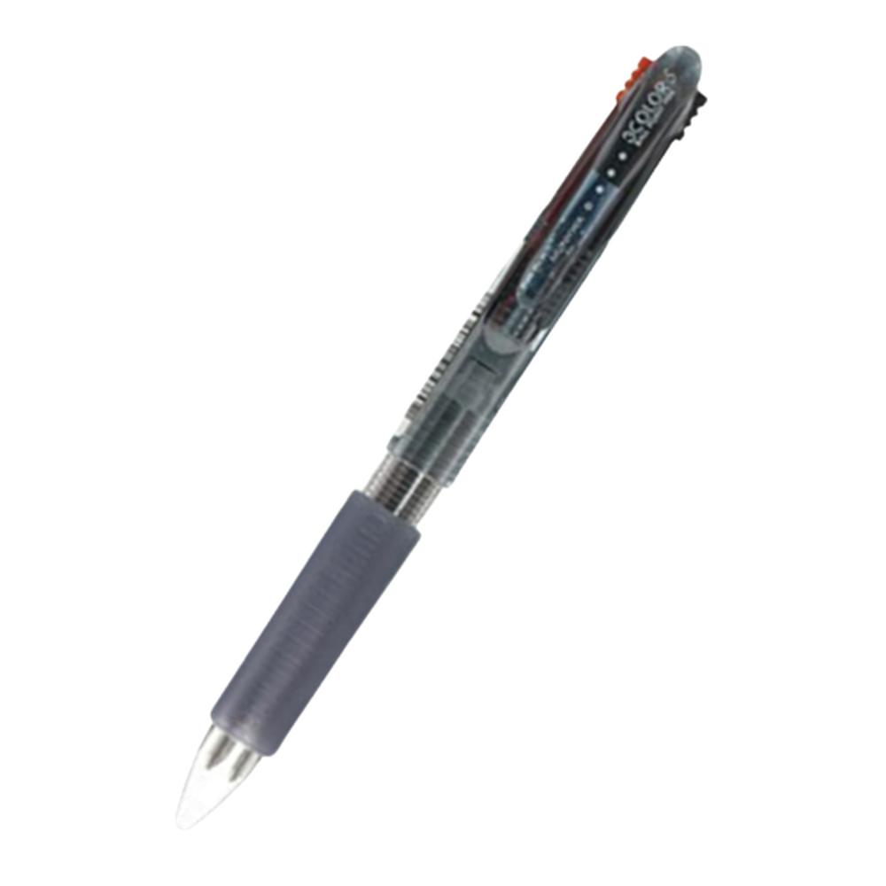 3칼라 멀티볼펜 0.7mm 여러색 볼펜 다색 블랙 레드 블루 세가지 색상 멀티펜 6p 세트