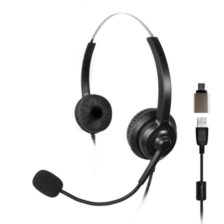 인강용헤드셋  전화 콜센터 상담원 어학용 화상 영어 회의 학습용 귀안아픈 마이크 헤드셋