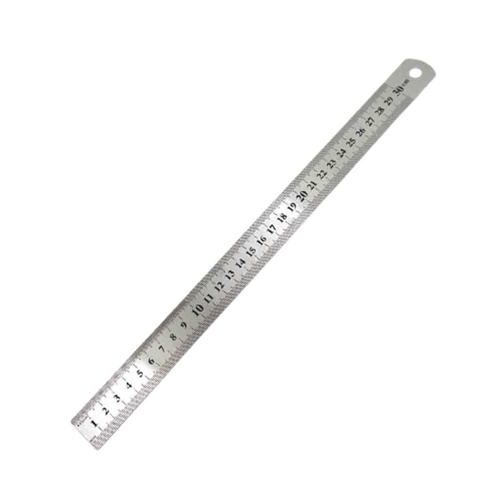 철제 30cm 직자 묵직한 스틸자 전문가 측정용 철자 직선긋기 도구