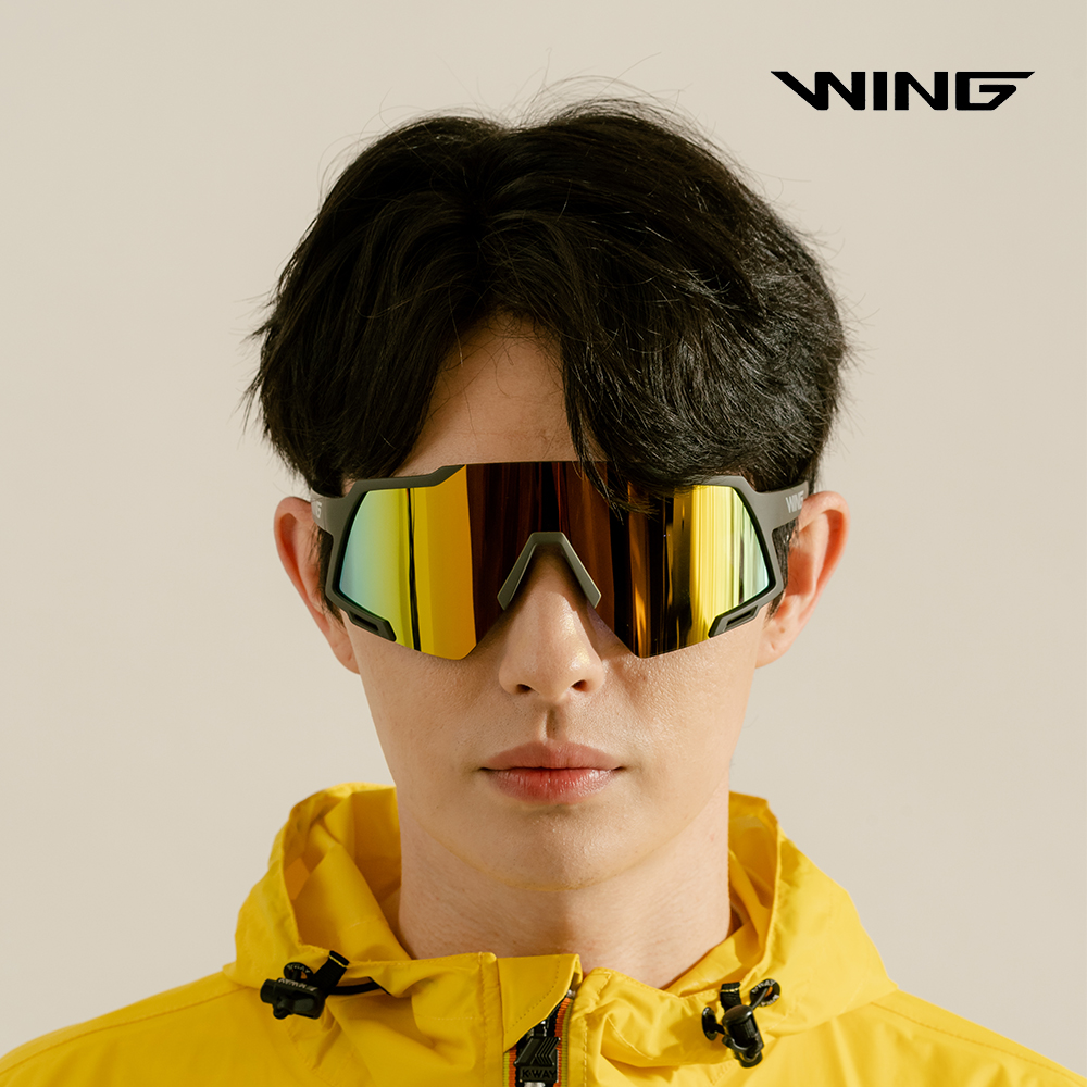 WING 윙선글라스 알리 러닝 고글 골프 스포츠 자전거 라이딩 남자 여자 미러 - 상세 이미지 5