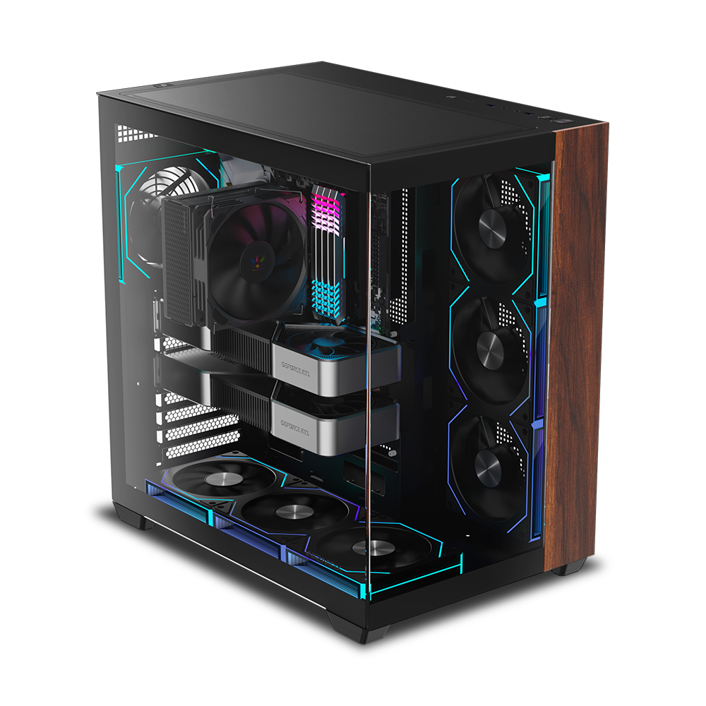 마이크로닉스 WIZMAX 우드리안 MAX ATX PC 케이스 - 상세 이미지 2