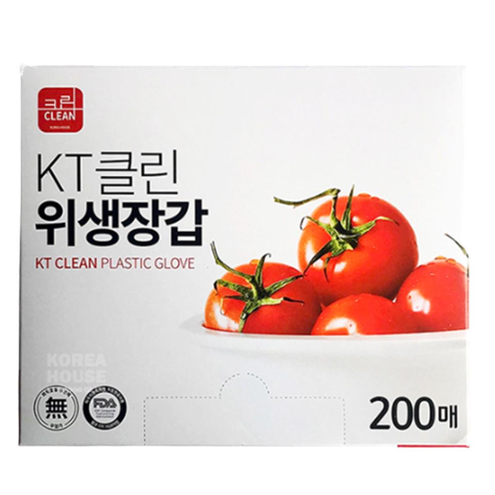 다용도 안달라붙는 엠보싱 비닐장갑 일회용 위생장갑 200매, 1개