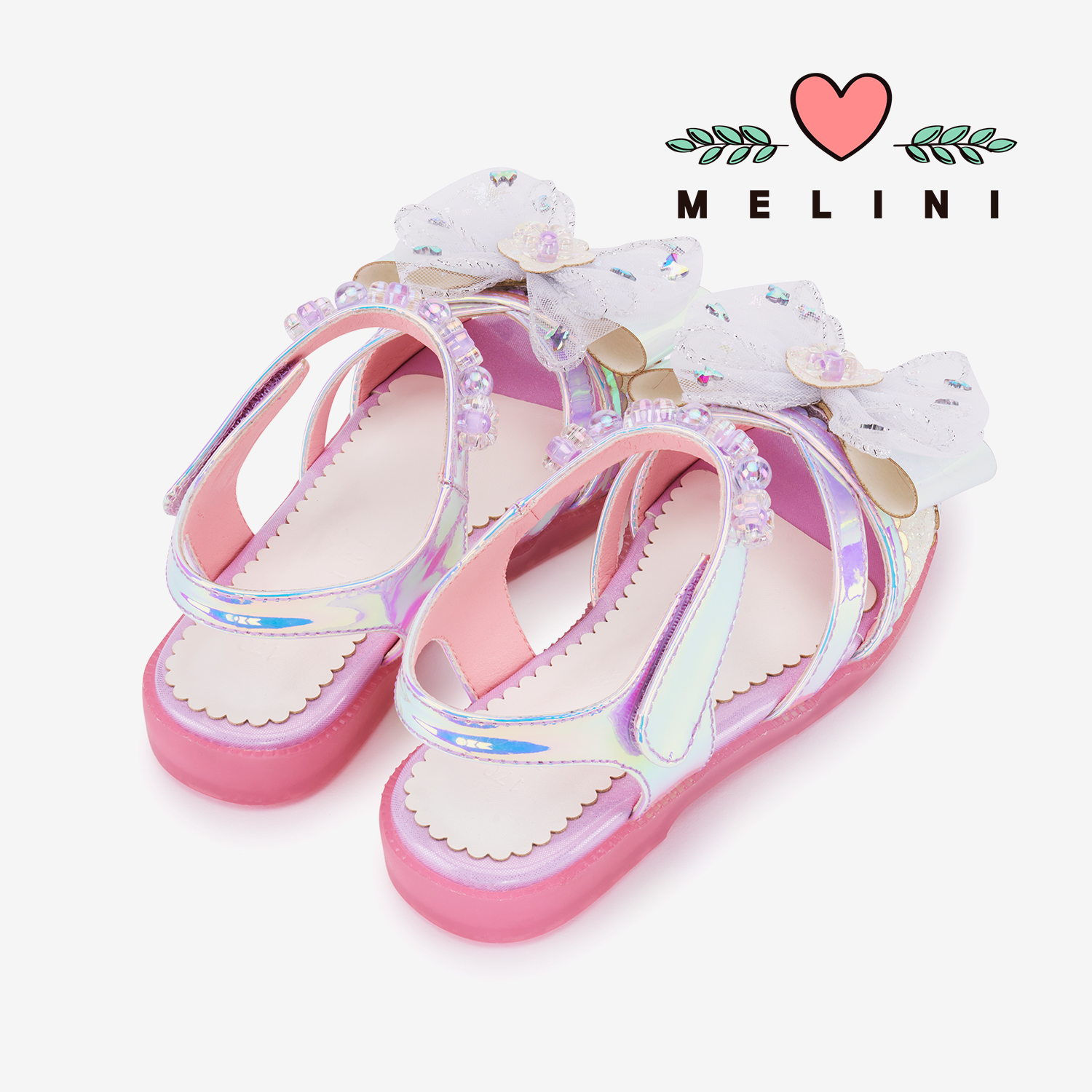 [멜리니] 여아구두 LED 루루메이 - 오로라라벤더 유아 키즈 신발 이미지 6
