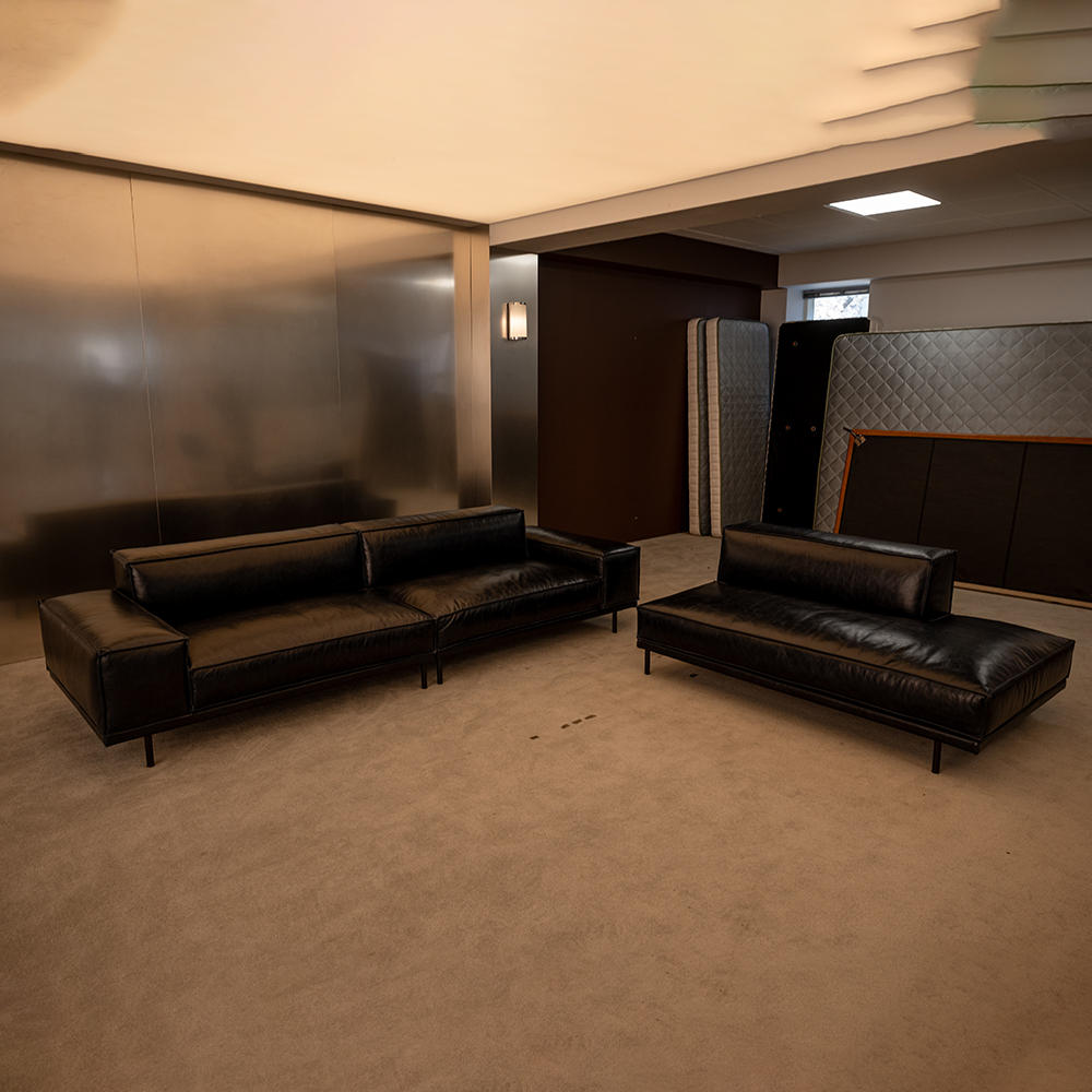 옐로우라이트 PH 27 이태리 내추럴 통가죽 천연면피 전체가죽 모듈소파 A+A기본형