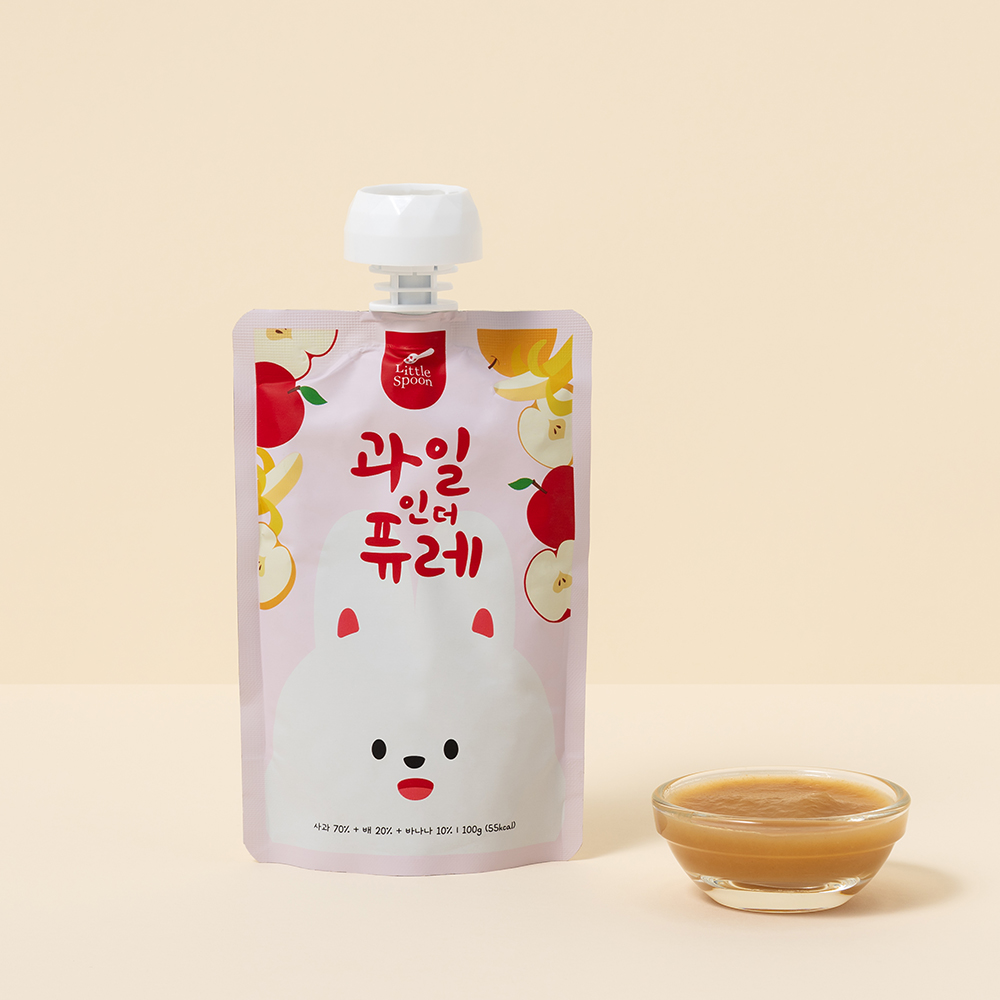 리틀스푼 아기 퓨레 20팩 골라 담기 과일 오트밀 채소 6개월 7개월 돌 이유식 간식