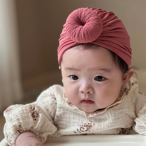 디어딜리 베스트 아기 도넛터번 신생아모자 헤어밴드 유아 머리띠 백일 남자아기 출산선물