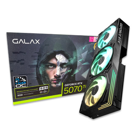 <b>갤럭시</b> GALAX 지포스 RTX 5070 Ti EX GAMER BLACK OC D7 16GB 그래픽카드