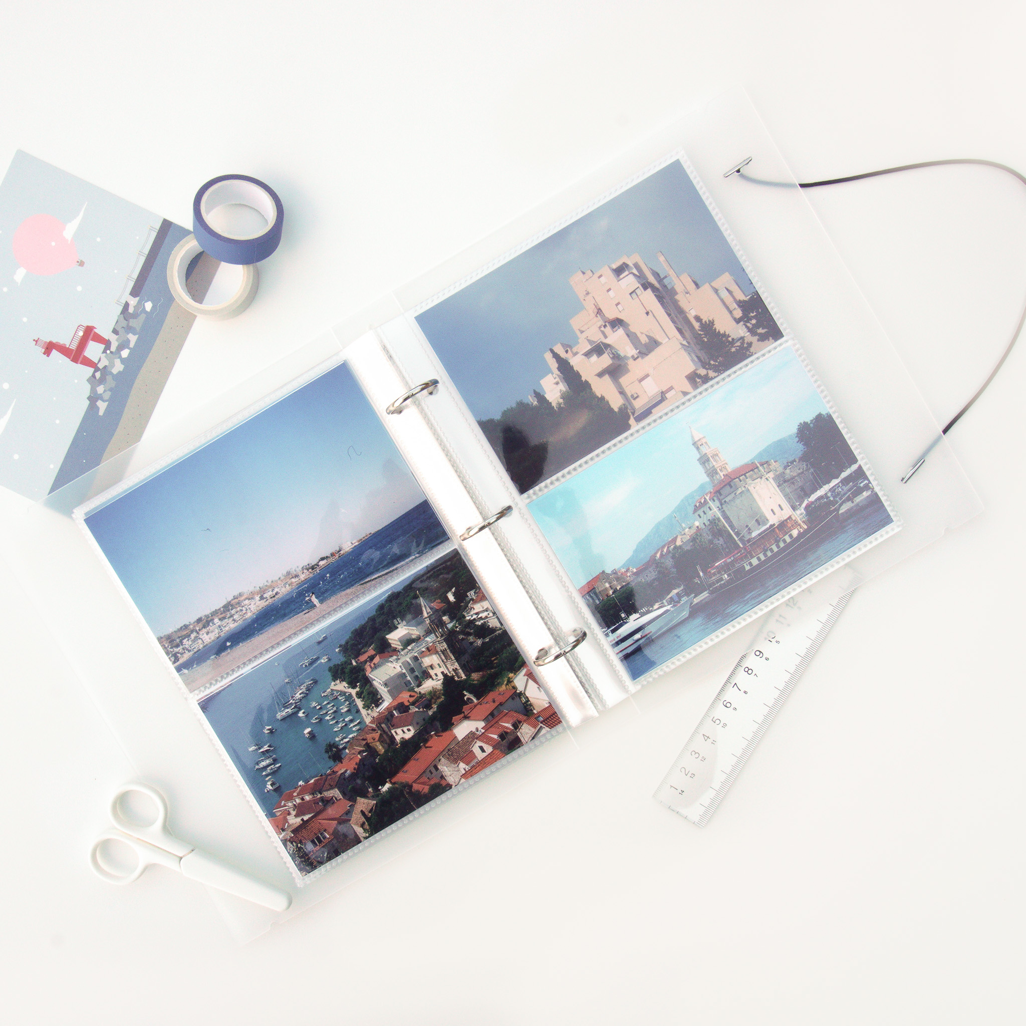 굿슈머 프박 엽서바인더 사진 4x6 앨범 2포켓