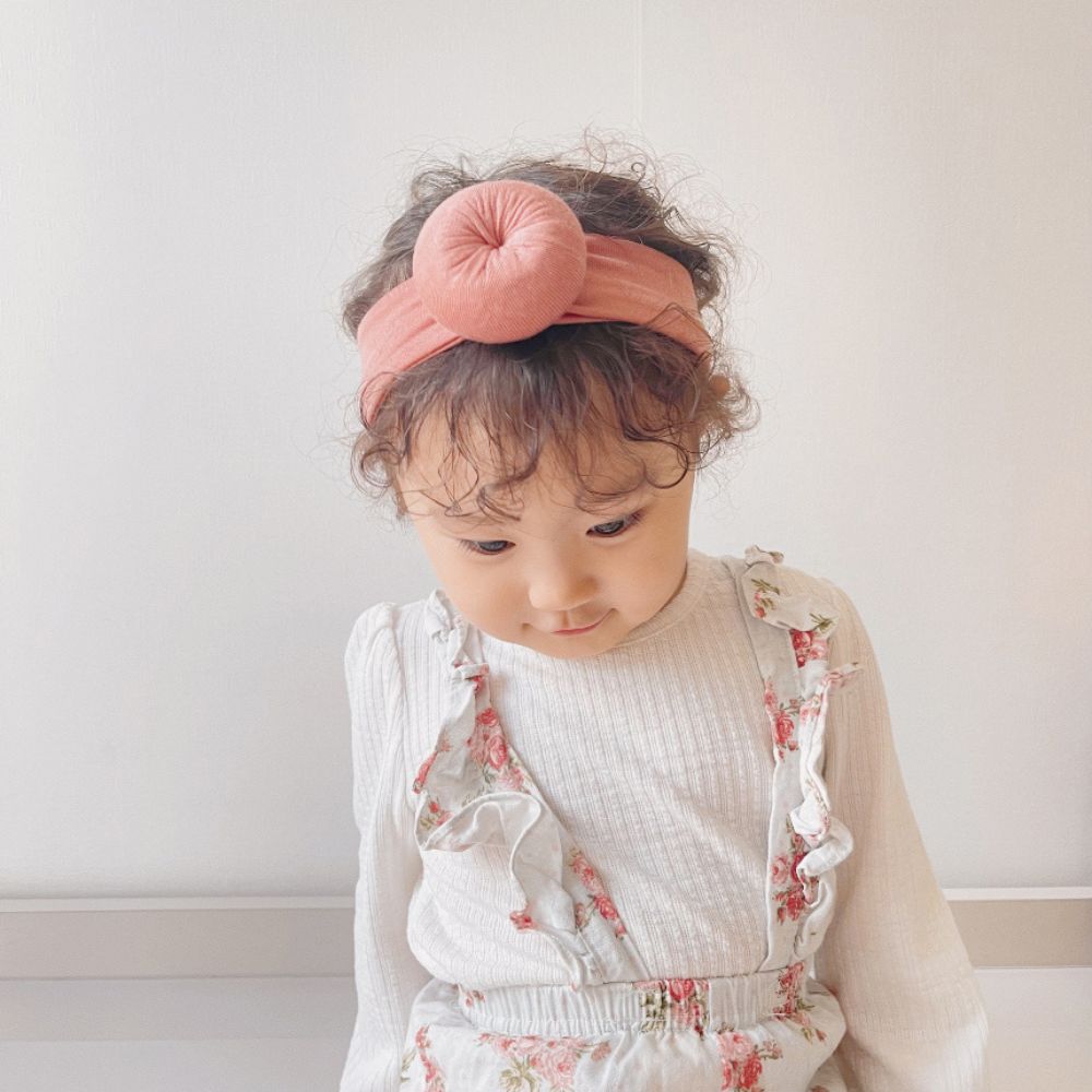 2+1 디어딜리 아기헤어악세사리 아가머리띠 유아헤어밴드 신생아선물 도넛밴드 - 상세 이미지 3