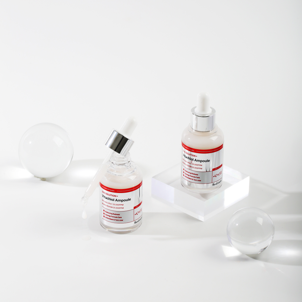 레드지움 재생 앰플 비타민 C E 페룰릭 비타치올 흔적 세럼 30ml