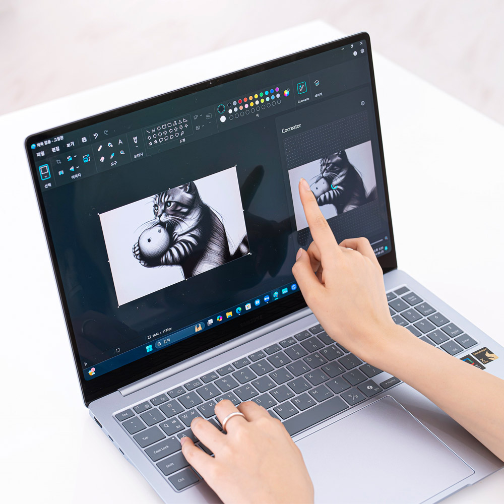 삼성전자 갤럭시북4 엣지 NT960XMA-K01A SSD512GB 사파이어블루 윈도우11 AI PC 16인치 대학생 직장인 코파일럿 - 상세 이미지 2