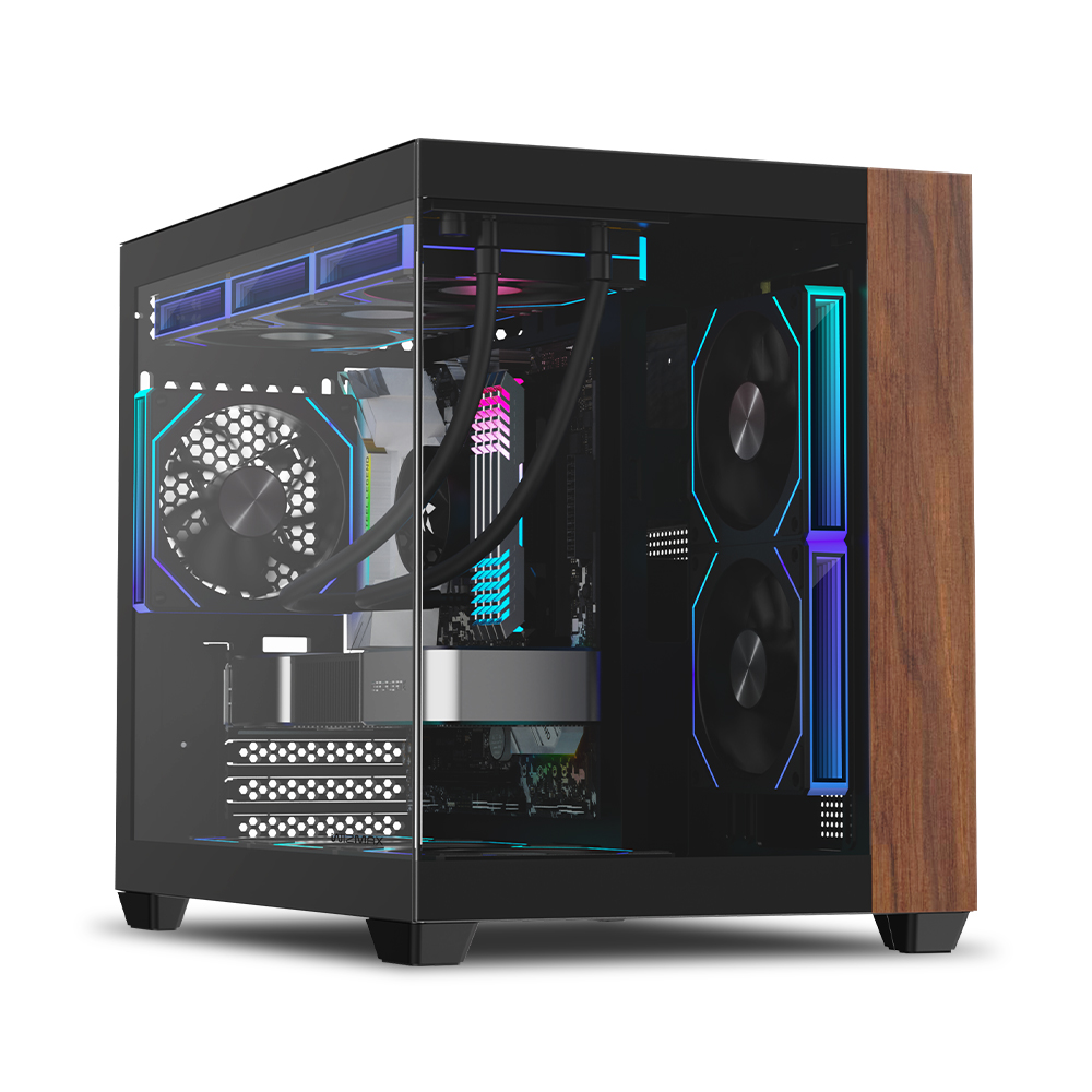 마이크로닉스 우드리안 PRO 미니타워 PC 케이스