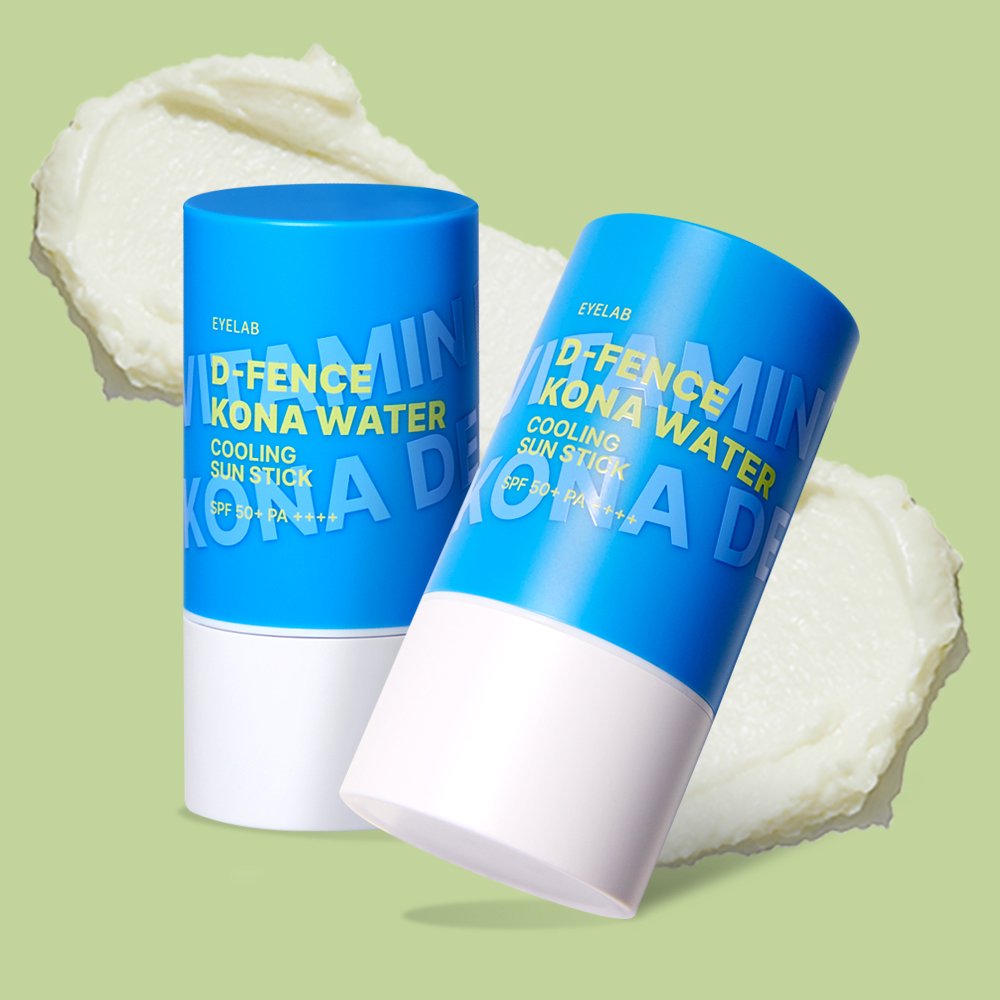 [1+1] 아이랩 생병풀 코나워터 쿨링 선스틱 SPF50+(자외선차단/ 보습진정/ 무자극) 23g, 2개