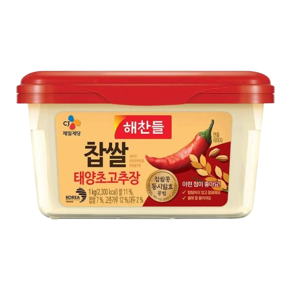 진수성찬 해찬들 찹쌀 태양초고추장 1kg 진국 감칠맛 요리학원 친정 큰댁 식당 반찬 : 모든아우라