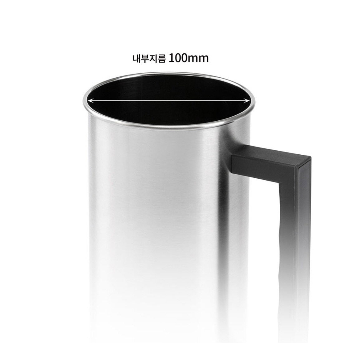 스텐물병 1+1 카페 식당 업소용 가정용 냉장고 올비아 손잡이 물병 1.6L 2P 세트 - 상세 이미지 2