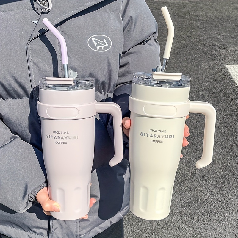 빅스테인 텀블러 1140ML 빨대 스테인레스 스틸 보온 보냉 - 상세 이미지 5