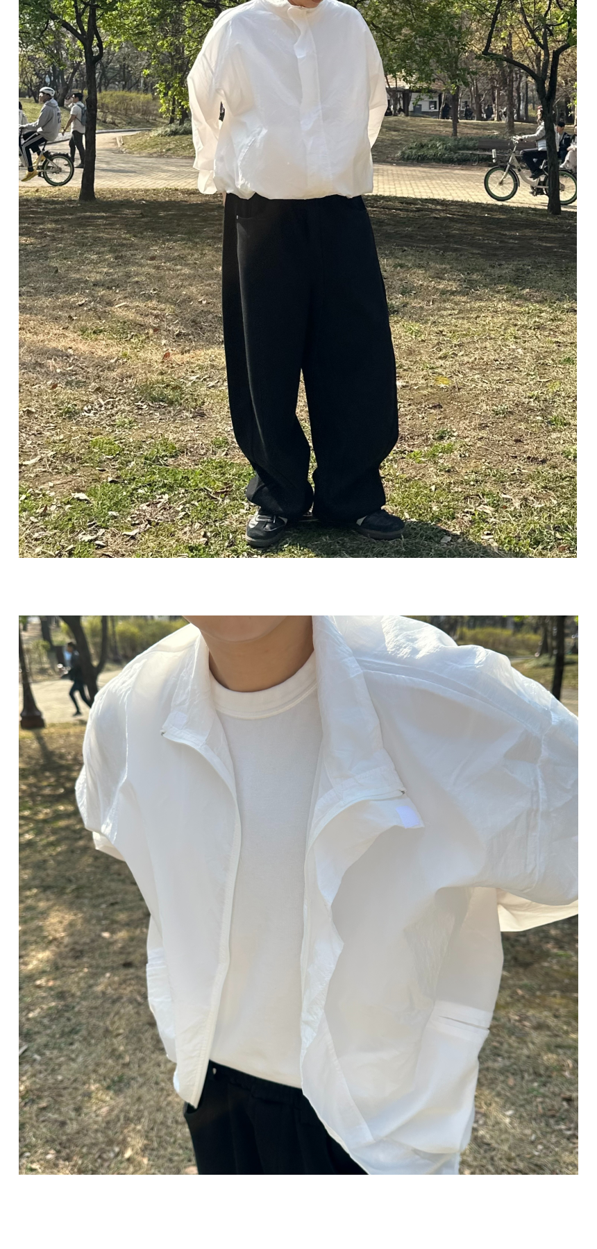 썸머윈드브레이커 커플룩 데일리룩 바람막이 상세 이미지 10