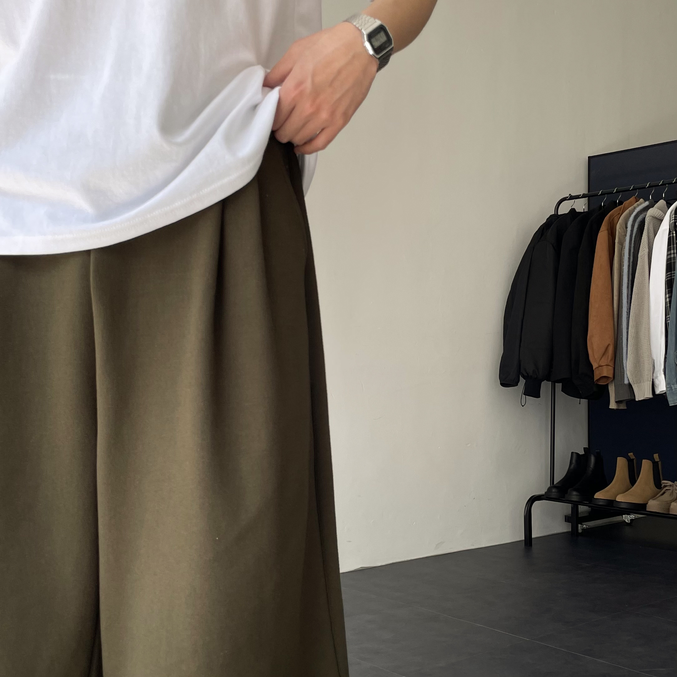 남자버뮤다팬츠 남자7부반바지 벌룬팬츠 - 상세 이미지 3