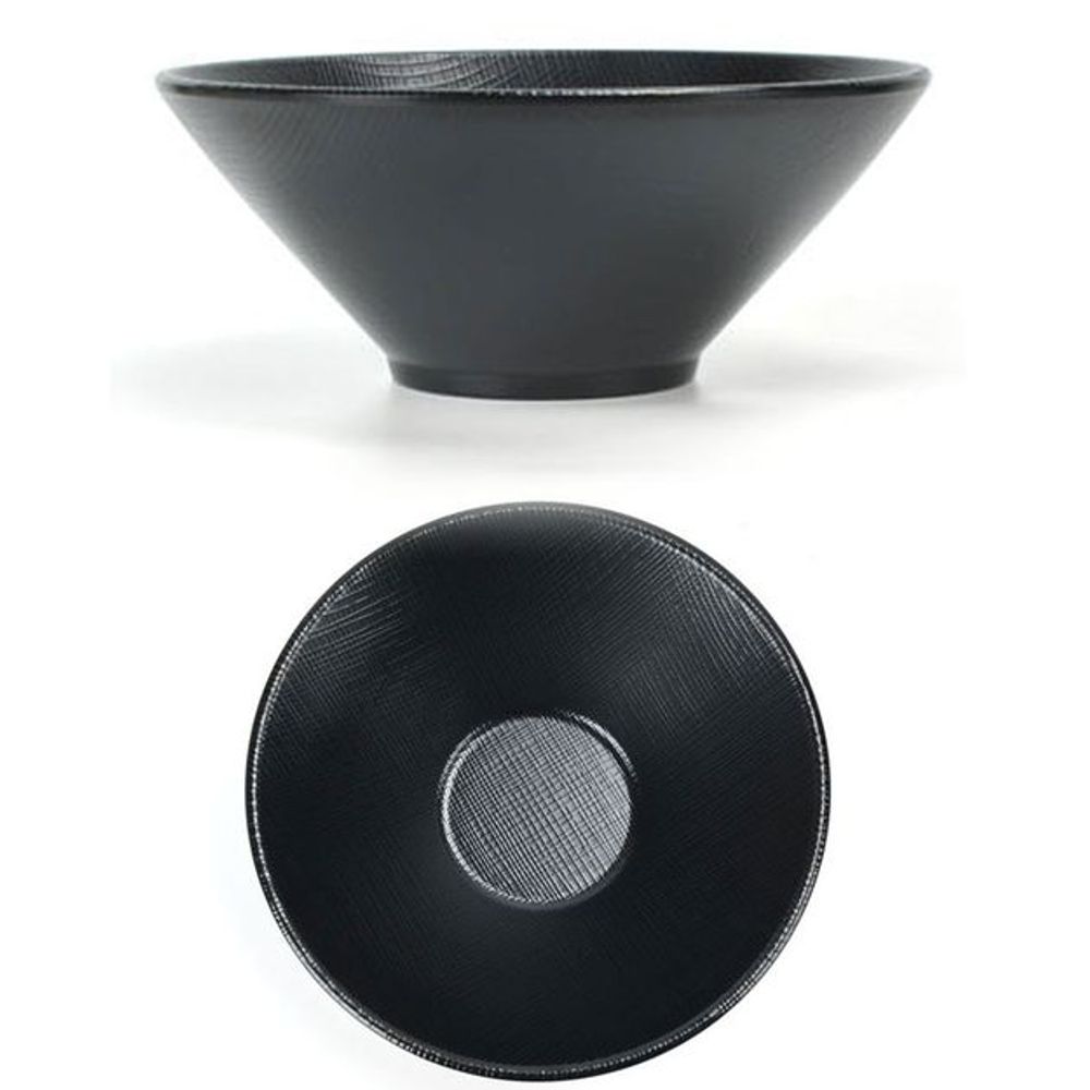 우동 라면 비빔밥 멜라민 블랙 멜라민 그릇 22.5x9cm 18호 : 조씨아저씨네