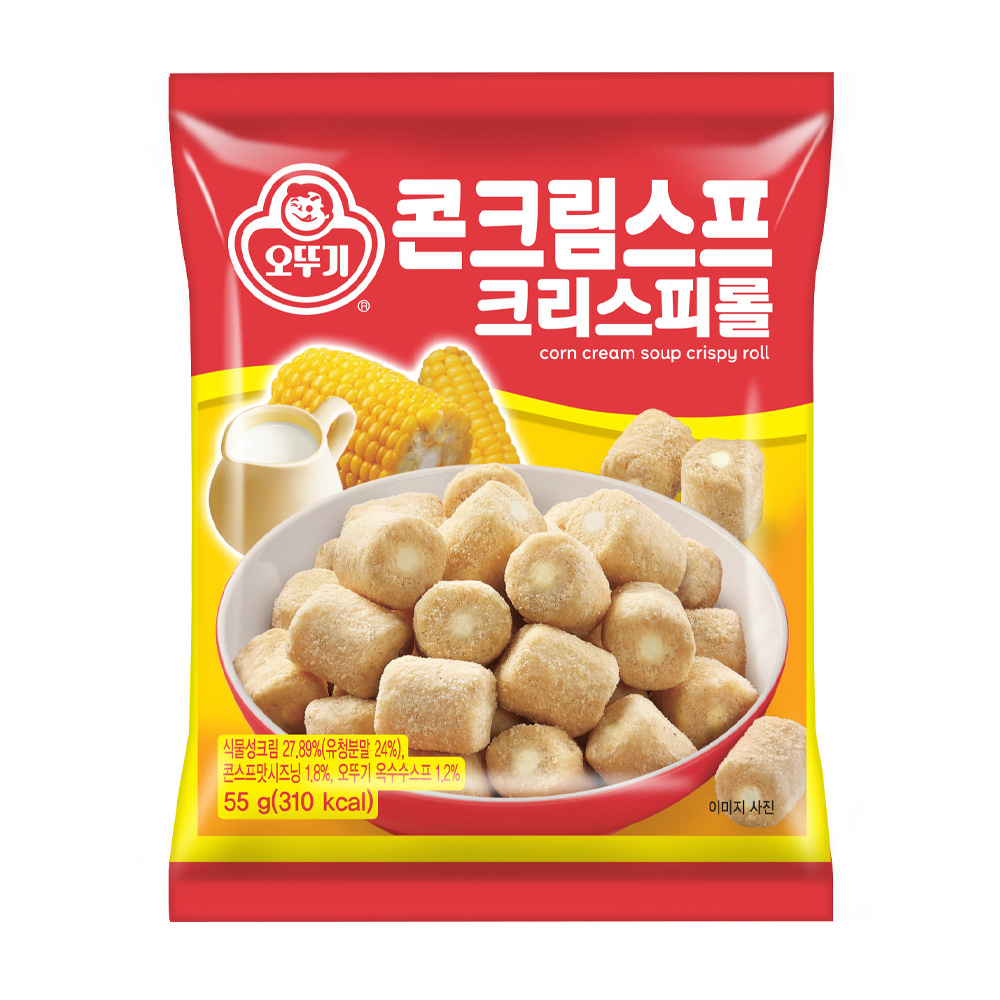오뚜기 콘크림스프크리스피롤 55g - 메인 이미지