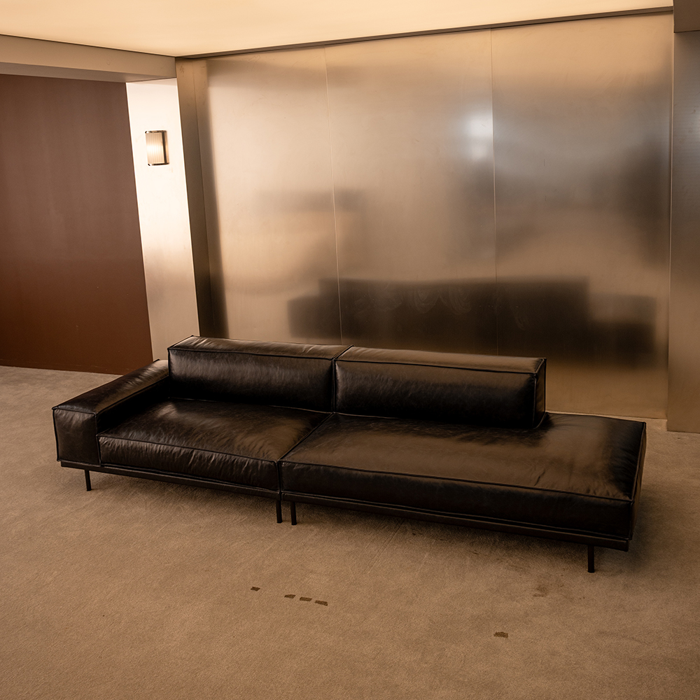 옐로우라이트 PH 27 이태리 내추럴 통가죽 천연면피 전체가죽 모듈소파 A+A기본형