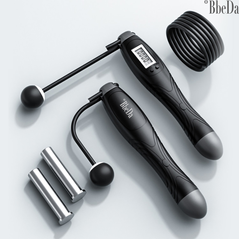 [무선 유선 2in1세트] 빼다 실내 무소음 노라인 와이어 스마트 카운트 줄넘기 클래식