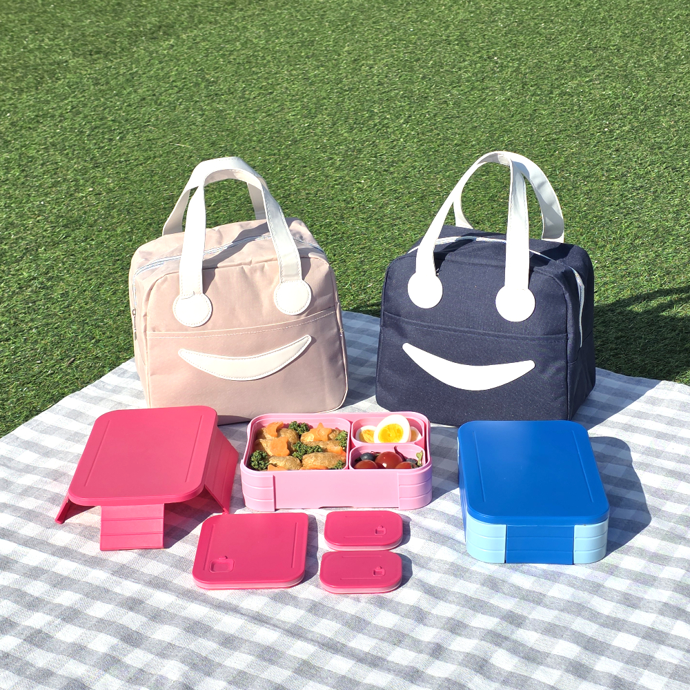 런치버스 어린이 도시락통 가방세트 유치원 어린이집 소풍준비물 보온보냉가방 포함 BPA프리