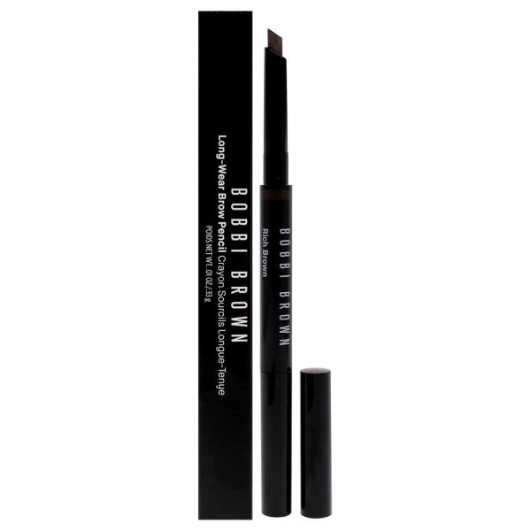 Bobbi Brown 롱 웨어 브로우 펜슬 8 리치 브라운 바비 여성용 0 1온스 눈썹 : 부자고래 스토어