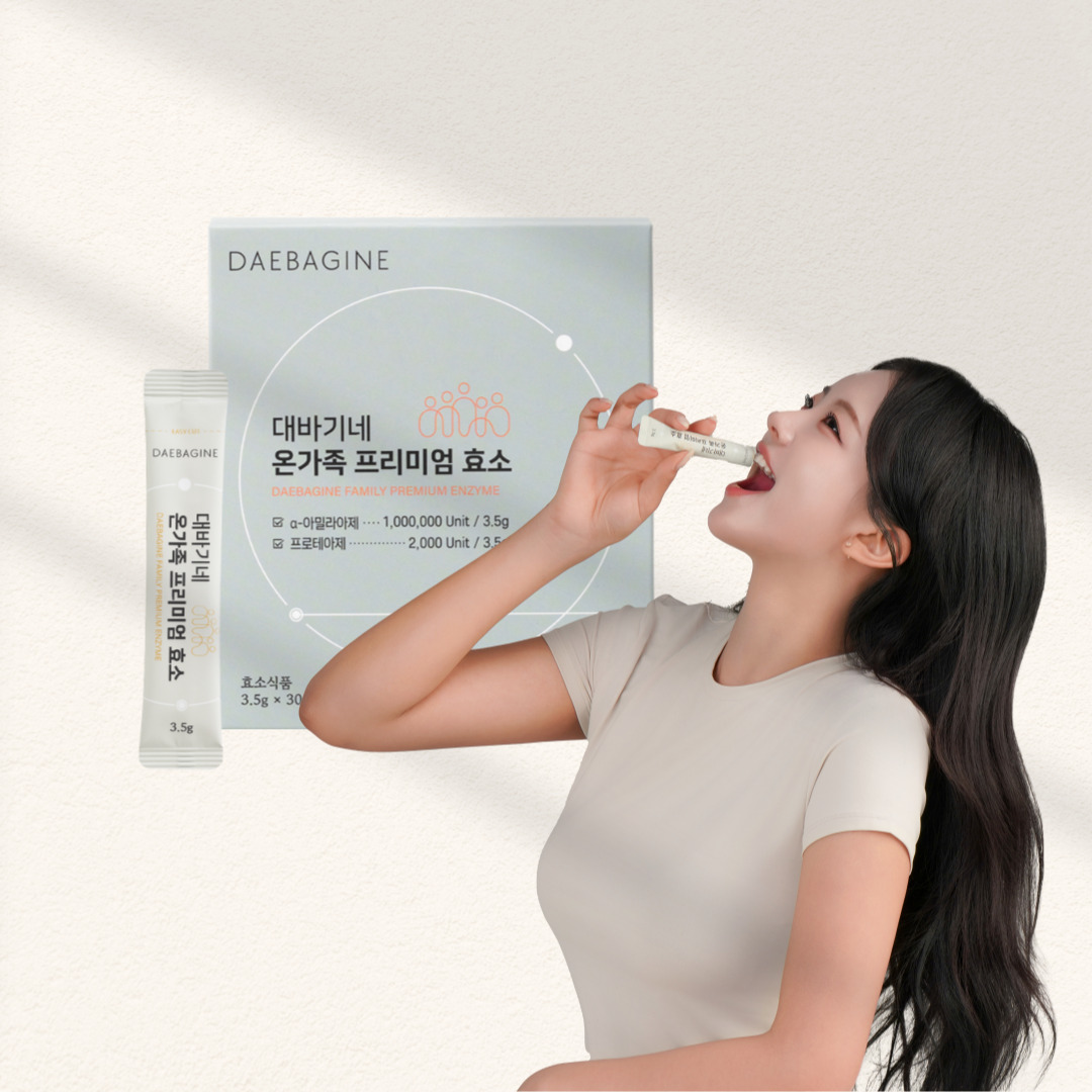 대바기네 온가족 프리미엄 효소 곡물효소  (3.5gx30포) 1박스
