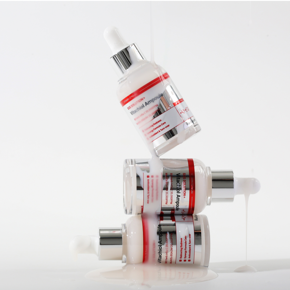 레드지움 재생 앰플 비타민 C E 페룰릭 비타치올 흔적 세럼 30ml