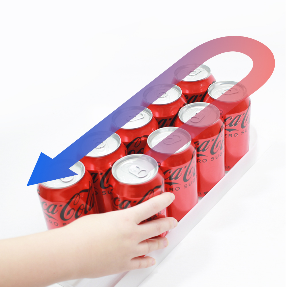 마크원 음료수 디스펜서 냉장고 정리 회전 트레이 - 상세 이미지 2