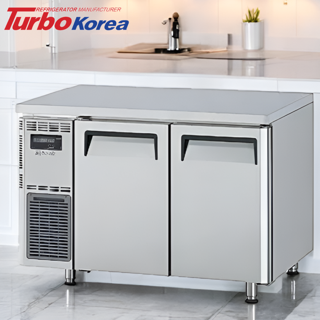 테이블냉장고1200 간냉식 터보에어 냉장+냉동고 성에안끼는 카페 식당 KURF12-2 - 상세 이미지 2