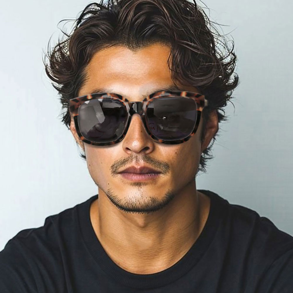 나네뜨뉴욕 버번스트릿 호피 뿔테 사각 오버사이즈 남자 여자 자외선차단 패션 클래식 썬글라스 이미지 8