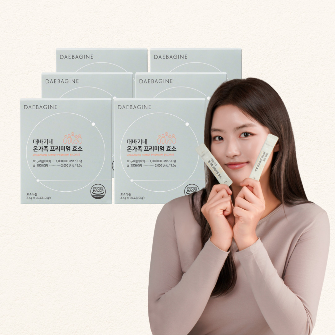 대바기네 온가족 프리미엄 효소 곡물효소  (3.5gx30포) 1박스 - 상세 이미지 2