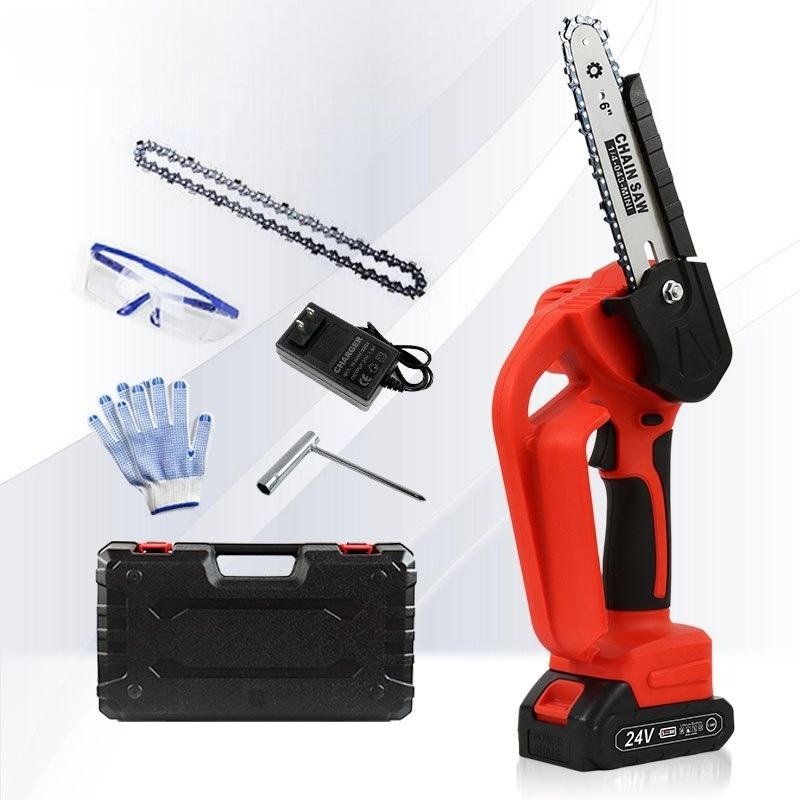 [25년형] 6인치 효자 전기톱 고성능 휴대용 전동 목공 벌목 톱