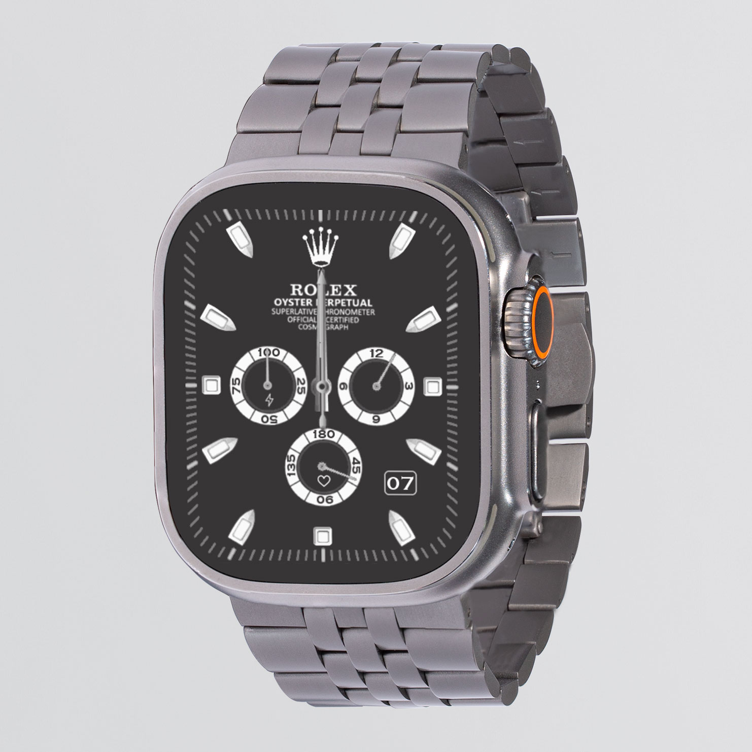 애플워치 울트라 2 스트랩 티타늄 쥬빌레 메탈 1 밴드 스틸 줄 49mm