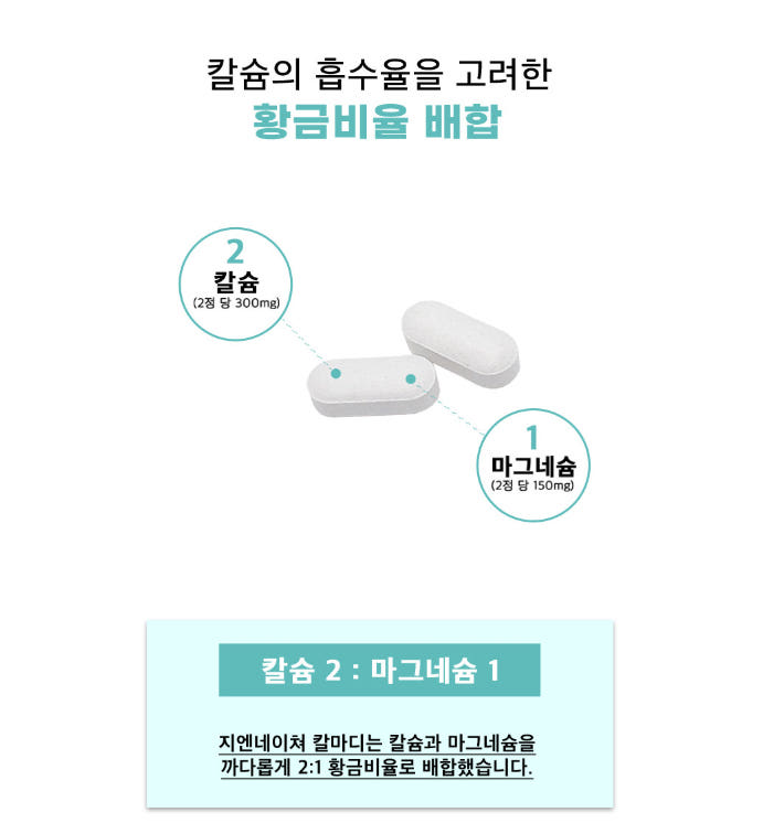 지엔네이쳐 칼마디 4개