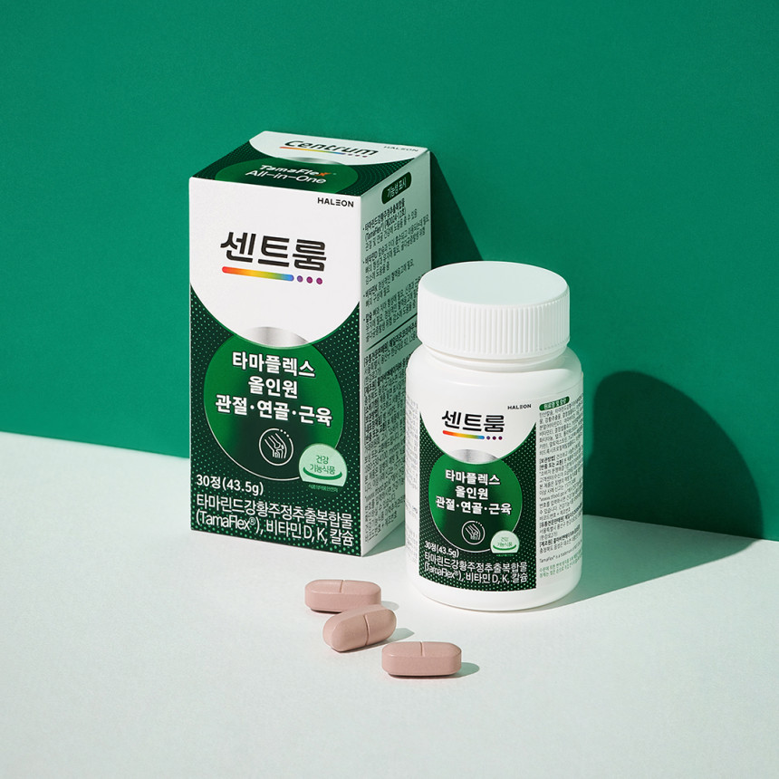 센트룸 타마플렉스 올인원 관절·연골·근육 타마린드강황주정추출복합물 30정, 3개 [원산지:국산]