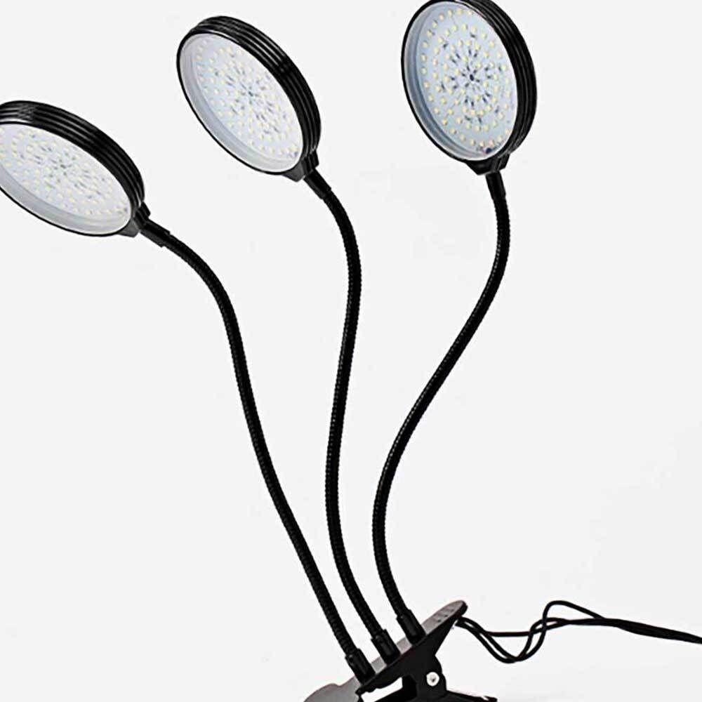 3헤드 식물 조명 다육이성장등 집게 형 등 용Led LED : 카우와