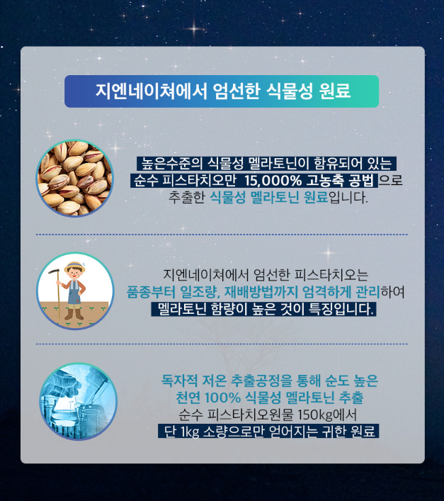 (6개월분)천연 식물성 멜라토닌 2mg 테아닌 L트립토판 테아닌 이노시톨 감태 미강추출물 - 상세 이미지 5