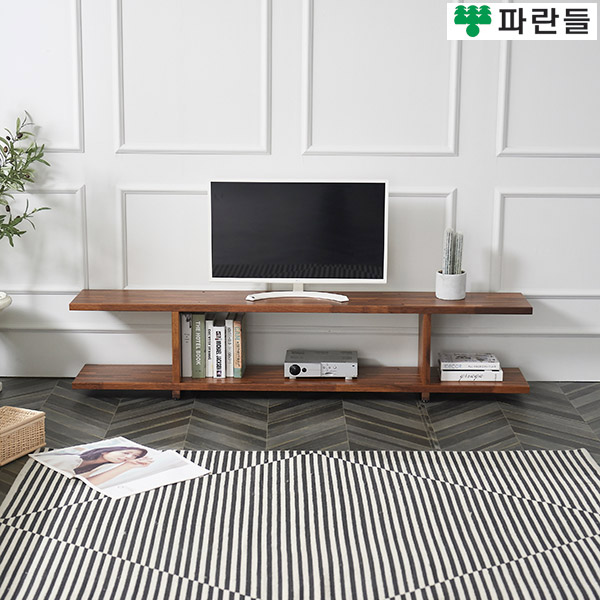 파란들가구 30T 멀바우원목 1850 TV거실장 B형 원목거실장