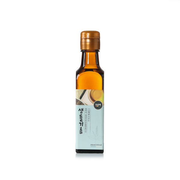 사남매 생들기름 250ml (국내산들깨100% 저온착유) : 월드블루