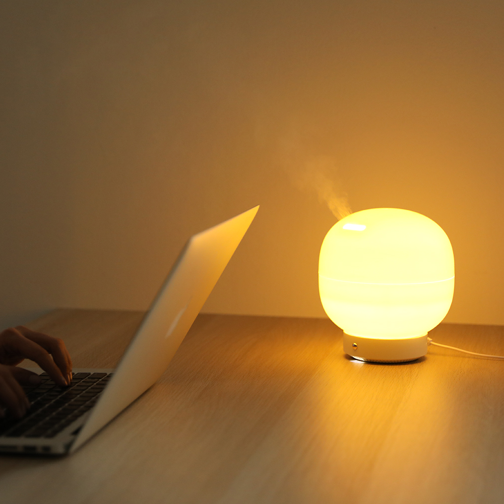 파우트 NOSE2 무드등 노필터 초음파식 미니가습기 탁상용가습기 500ML