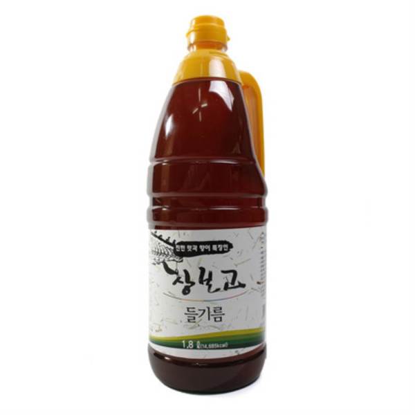 들기름(1.8L) 장보고-가정용 들깨 대용량 나물 비빔밥 식자재 음식점 업소용 식당 : 월드블루