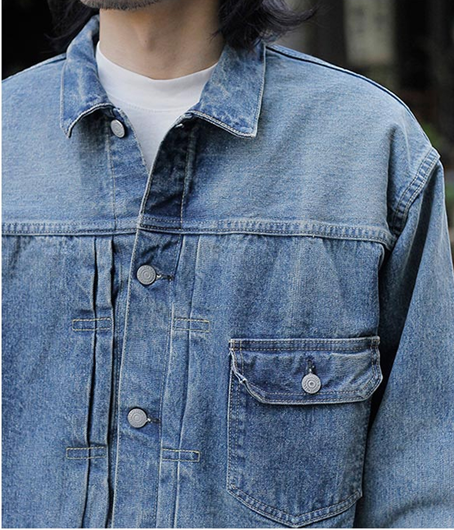 오어슬로우 40s 1세대 타입 데님자켓 USED WASH 03-6011-97 - 상세 이미지 2